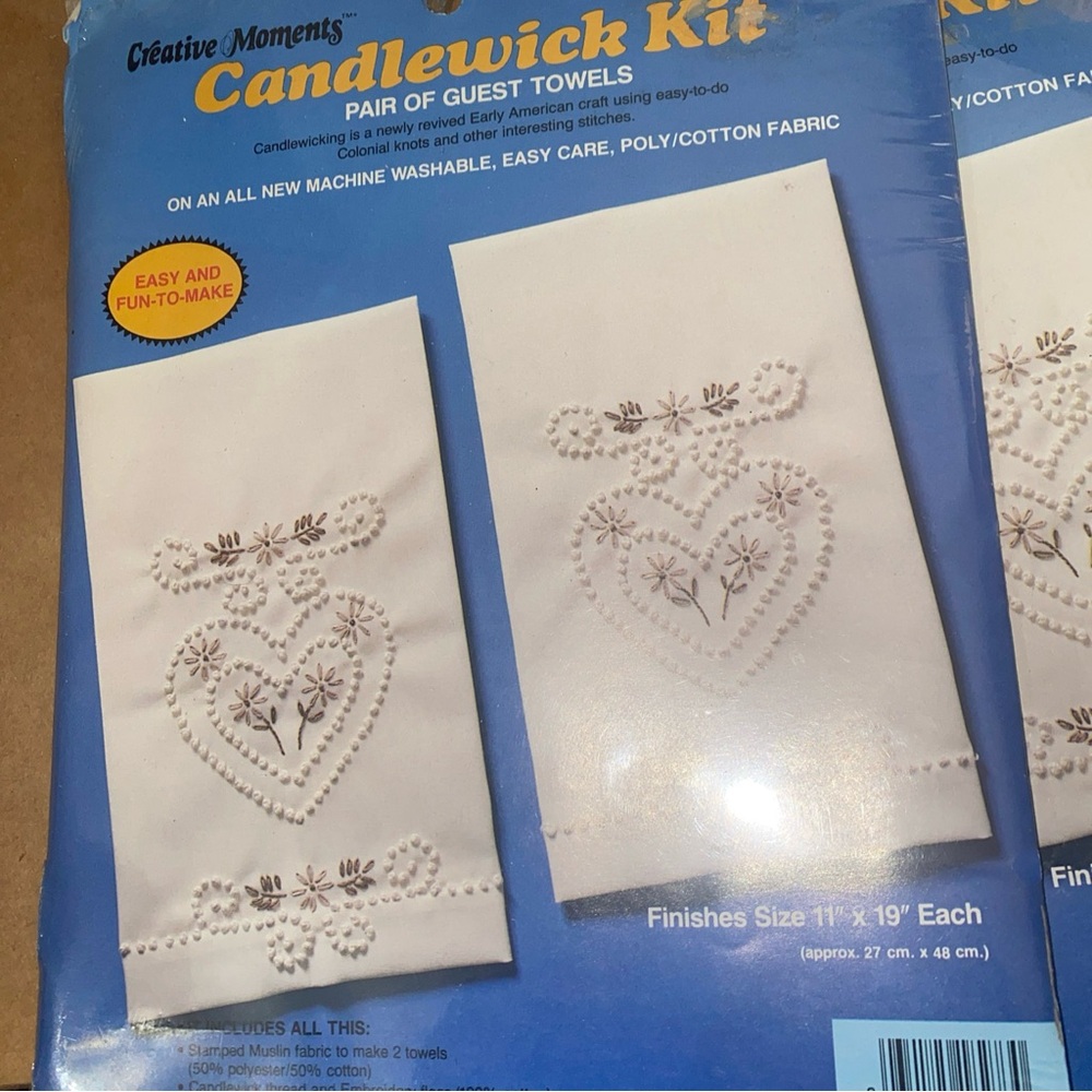 New Vintage Candlewick towel kit